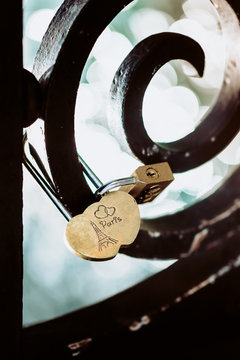 Love locks in Paris
