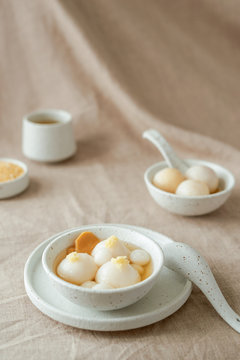 Rice ball sweet soup