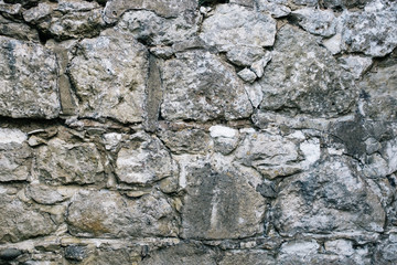 Grey stone wall
