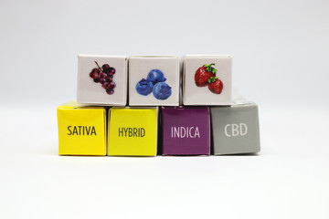 Obraz premium Cannabis Product Shots