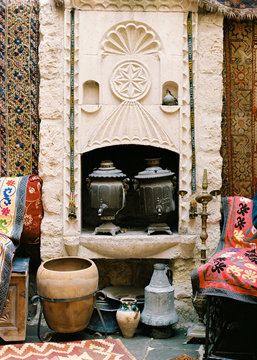 antique elements of Turkish interior