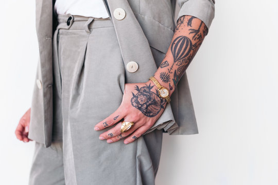 Tattooed arm