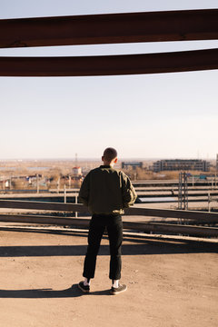 young man outdoor