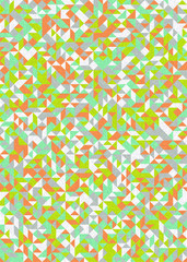 Pattern with random colored Diamonds Generative Art background illustration