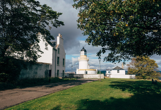 Lighthouse at Cromarty. The Black Isle, Scotland, UK.