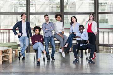 Young startup portrait in a modern space