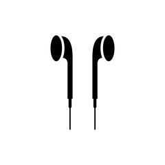 earphone logo icon template, earphone vector element