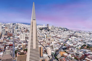 Fotobehang Aerial View of San Francisco © Carsten