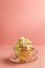 colorful marshmallows candy for background uses