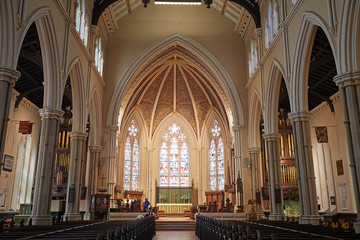 Interior of the Cathedral Church of St. James in Toronto, Canada