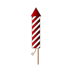 Fireworks rocket icon.