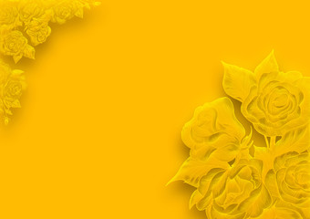 Einladung Blumendekor