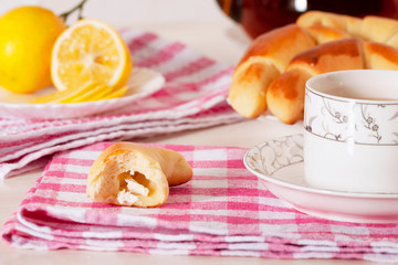 Fresh homemade cakes. Delicious pastries.