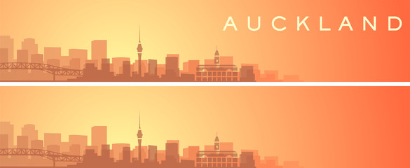 Auckland Beautiful Skyline Scenery Banner