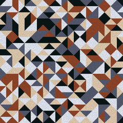 Pattern with random colored Diamonds Generative Art background illustration