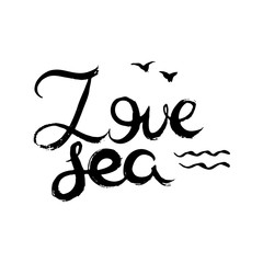 Hand lettering grunge card with textured handcrafted doodle letters in retro style