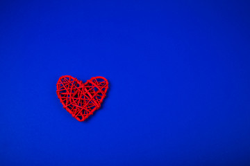 Valentines Day background with hearts.