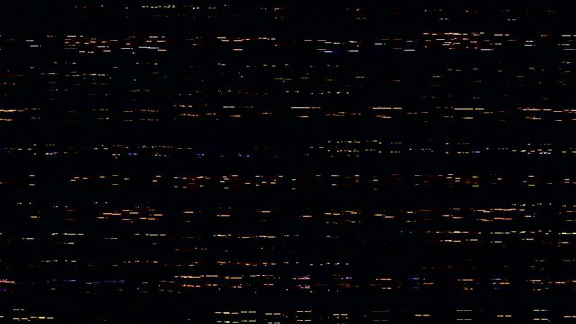 Technical signal interference. Flickering screen when the program fails.