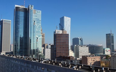 Fototapeta na wymiar Panorama of the city 
