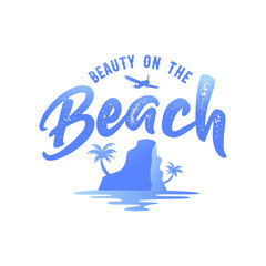 Beach Logo Template Design Vector