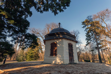 Pavilion in the garden of the Royal Palace of Godollo