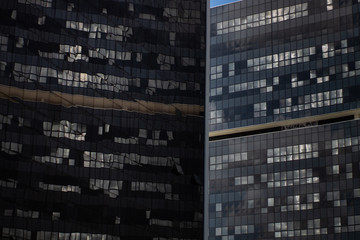 Fototapeta premium A modern building with a beautiful day as background