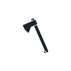 Axe icon template color editable. Axe symbol vector sign isolated on white background illustration for graphic and web design.