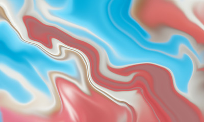 Blue and red marble texture liquid fluid abstract