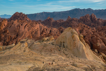 Fototapeta na wymiar Colorful valley of fire state park, Nevada