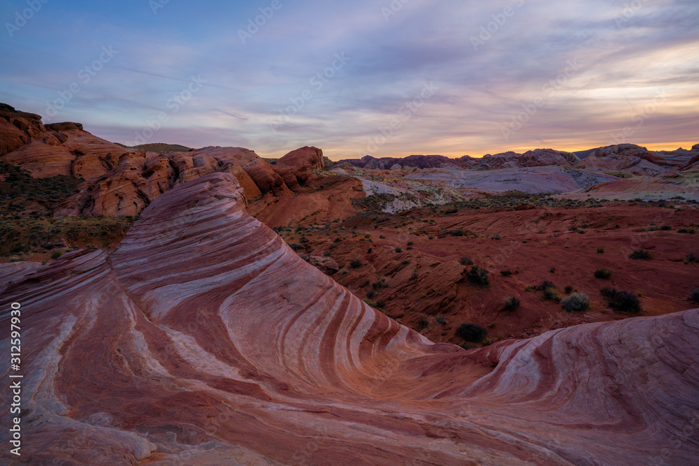 Wall mural Colorful valley of fire state park, Nevada