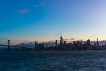 Amazing view of San Francisco city