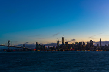 Obraz premium Amazing view of San Francisco city