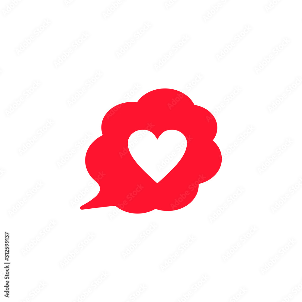 Leinwandbilder social media notifications icon template color editable. social media notification symbol vector sig