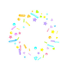 Sprinkles grainy. Cupcake dessert bakery confetti