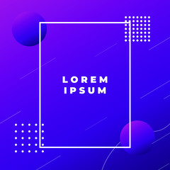 Abstract Minimal Geometric Vector Multicolored Background With Shadow, dots and lines. Dynamic shapes composition. Eps 10 vector