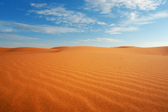  sand dune in the sahara desert © MICHEL