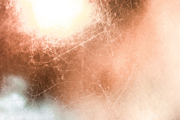 gold back drop with blurry smoke