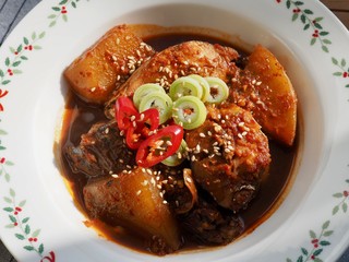 한국의음식 고증어 간장조림 