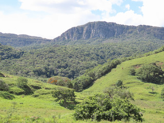 View to the Mountain of São José. City of Tiradentes Minas Gerais. Brazil.