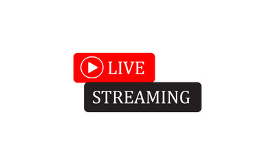 Live streaming icon. Web design. vector illustration