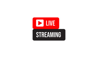 Live streaming icon. Web design. vector illustration