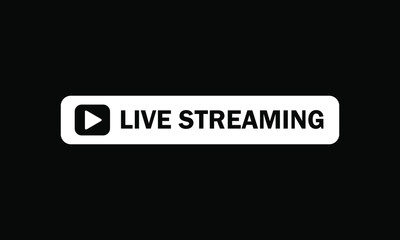 Live streaming icon. Web design. vector illustration