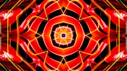 Naklejka premium Kaleidoscope Mandala Art Design Abstract Background