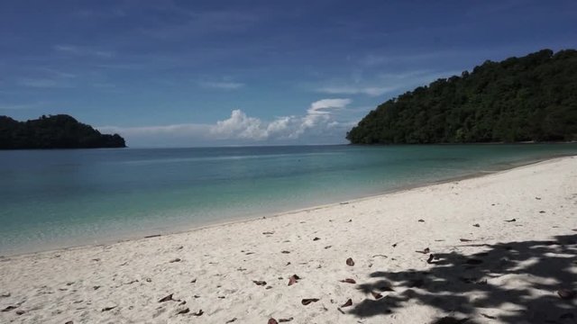 Shot from empty Beach at Pulau Beras Basah