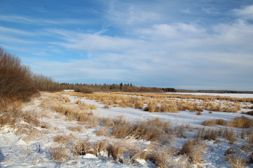 Snowy Bay, Elk Island National Park, Alberta