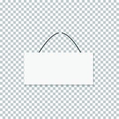 Realistic banner for paper design. vector illustration