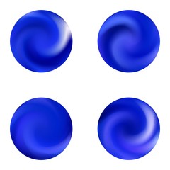 Gradients kit with round smooth backgrounds.
