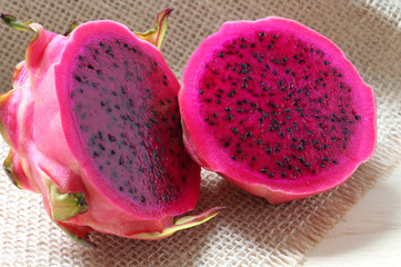Pitaya or Dragon Fruit, Native Central American Fruit