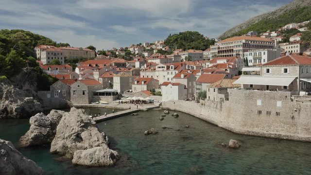 Game of Thrones filming location in between King's Landing and Blackwater Bay in Dubrovnik, Croatia.