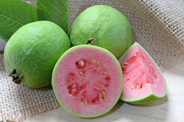 Delicious guava fruit from tropical america